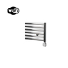 Sanicare HPW Radiateur électrique - 172x60cm - 822W - wifi - thermostat - argent - en bas à droite - chrome SW1448093