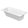 Duravit Durastyle Baignoire acrylique rectangulaire avec dossier gauche 170x75x46cm sans pieds ou tabliers blanc SW54482 Duravit Durastyle Baignoire acrylique rectangulaire avec dossier gauche 170x75x46cm sans pieds ou tabliers blanc SW54482