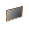 Forzalaqua Reno 2.0 miroir 120x80cm Rectangulaire sans éclairage avec cadre Chêne massif Castle Brown SW492583