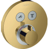 Hansgrohe showerselect s Select partie encastrée pour thermostat encastré pour 2 fonctions aspect or SW528953