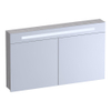 BRAUER Promise armoire de toilette – 119 x 70 x 15 cm – LED directe en haut – 2 portes – Forest Seashell SW1203703