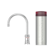 Quooker Classic Nordic Round kokendwaterkraan - draaibare uitloop - PRO3 reservoir - Warm / kokend water - Chroom SW299636