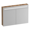 BRAUER Promise armoire de toilette – 99 x 70 x 15 cm – LED directe en haut – 2 portes – Honey SW1203687