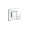 Grohe Skate cosmopolitan WC bedieningsplaat verticaal/horizontaal wit 0720003 Grohe Skate cosmopolitan WC bedieningsplaat verticaal/horizontaal wit 0720003