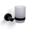 Ozean glashouder enkel rond mat zwart SW209333 Ozean glashouder enkel rond mat zwart SW209333