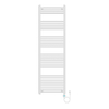 Belrad Radiateur sèche-serviettes électrique - 180x55cm - 1000W - raccordement droit - blanc brillant SW1580318