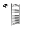 Sanicare HVW Radiateur électrique - 111,8x45cm - 435W - wifi - thermostat - chrome - en bas à gauche - chrome SW1185577