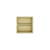 Hotbath &MORE Inbouw toiletrolhouder - 16x16x13cm - PVD - geborsteld messing (goud) SW1245652