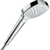 Hansgrohe Croma Select E douchette à main Vario EcoSmart 1/2 xØ11cm avec pluie turbo pluie et pluie intense blanc/chrome 0605330