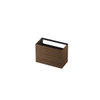 INK Wastafelonderkast - 90x45x65cm - 2 lades - push to open - verticaal gefreesd - Eiken - Chocolate SW693491