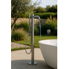 Fortifura Outdoor Robinet de baignoire sur pied inox brossé SW278125