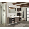Bruynzeel Box onderbouwkast 120x45cm 2 lades zonder spiegel met softclose openvak links orlando eiken SW384108 Bruynzeel Box onderbouwkast 120x45cm 2 lades zonder spiegel met softclose openvak links orlando eiken SW384108