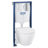 GROHE Euro Ceramic pack hangtoilet 5-in-1 - alpine wit SW1234884