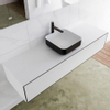 MONDIAZ LAGOM 150cm badmeubel solid surface urban 1 lades Wastafel BINX opzetkom midden 1 kraangat SW409314 MONDIAZ LAGOM 150cm badmeubel solid surface urban 1 lades Wastafel BINX opzetkom midden 1 kraangat SW409314