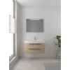 Bruynzeel Bando badmeubelset 90x45cm 1 kraangat 1 wasbak 2 lades met spiegel met softclose Composiet bardolino SW383363 Bruynzeel Bando badmeubelset 90x45cm 1 kraangat 1 wasbak 2 lades met spiegel met softclose Composiet bardolino SW383363