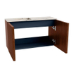 Mondiaz JOYA-DLUX Meuble de salle de bains 70cm - couleur Ruby - Vasque FAYE position Gauche Sans trou de robinet couleur Nata SW1425422