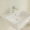 Villeroy & Boch O.novo lavabo - dessous meulé 60x46cm - avec 1 trou de robinet CeramicPlus blanc SW448442