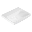 Lavabo Grohe Euro céramique 55cm sans trou de robinet sans trop-plein blanc alpin SW1234890