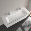 Villeroy & boch subway 3.0 lavabo de meuble 130x47x17cm rectangle 2 trous de robinet avec trou de trop-plein blanc alpin gloss ceramic+ SW701548