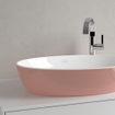 Villeroy & Boch Artis lavabo à poser - ovale 61x41x12.5cm - sans trou de robinet sans trop-plein powder SW68824