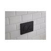 Geberit Sigma20 bedieningsplaat - 2-toets spoeling - rond - mat zwart SW420200