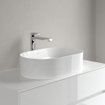 Villeroy & Boch Collaro lavabo à poser - ovale 56x36cm - sans trop-plein sans trou de robinet CeramicPlus blanc SW358399