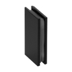 Saniclass Create Porte pivotante 110x200cm en 2 parties sans profilé avec verre de sécurité anticalcaire 8mm noir mat SW223760