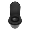 Wiesbaden Stereo wandcloset rimless met Shade slim toiletzitting softclose en quick release mat zwart SW417829