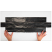 Terravito Pavero carreau mural - 7,5x30cm - 8,6mm - Rectangulaire - Noir mat SW359849