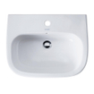 Duravit D-code lavabo 60x46cm 1 trou de robinet sans trop-plein blanc 0295814