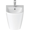 DuravitD-Neostaand bidet m. kraangat m. overloop37x65x40cmm. WGwit SW640380