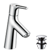 Hansgrohe Talis Ss robinet lavabo 80 avec garniture push open chrome SW29006