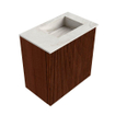 Mondiaz JOYA-DLUX Meuble de toilette 40cm - couleur Ruby - Lavabo FAYE position Droite Sans trou de robinet couleur Ostra SW1423753