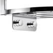 Smedbo Sideline Porte-savon de douche - 29x21x6cm - modèle d'angle - inox chrome SW890064