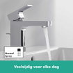Hansgrohe Vernis wastafelkraan 110 met waste chroom SW651367