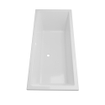 Zeza Square Baignoire - 170x75cm - acrylique - Blanc brillant SW1015085