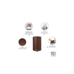 Brabantia NewIcon Poubelle à pédale - 12 litres - seau intérieur en plastique - mineral cosy brown SW767512