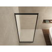 Wiesbaden Skyline zijwand voor nis schuifdeur 900 x 2000 x 8 mm nano helder glas/mat zwart SW484790