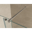 Wiesbaden Rolso rallonge paroi de douche à l'italienne 1000 x 2000 x 10 mm verre clair/chrome SW102849