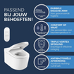 Grohe Sensia QuickFix Douche WC set - inbouwreservoir geintegreerde netspanning - wandmodel - spoelrandloos - glans wit SW1552888