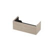 INK Wastafelonderkast - 100x45x37.6cm - 1 lade - push to open - MFC - Ivoor eiken SW798167