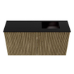 Mondiaz JOYA 80cm meuble de toilette - couleur Dusk - Vasque FAYE position Droite 1 trou de robinet couleur Urban. SW1421650