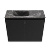 MONDIAZ TURE-DLUX Meuble toilette - 60cm - Urban - EDEN - vasque Lava - position gauche - sans trou de robinet SW1103624