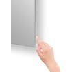 Plieger Up miroir avec éclairage LED intégré en haut 120x65cm avec interrupteur 0800239