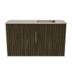 Mondiaz JOYA-DLUX Meuble de salle de bains 70cm - couleur Shadow - Vasque FAYE position Droite Sans trou de robinet couleur Arena SW1424805