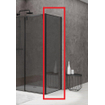 Van rijn products st06 mur pour meuble d'angle 8 avec verre fu avec 88.5x200cm combiné avec porte coulissante noir SW492812