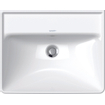 Duravit D-Neo lavabo 55x44x16.5cm 1 trou de robinet rectangulaire Céramique Blanc SW640459