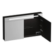 BRAUER Promise spiegelkast - 120x70x15cm -- met verlichting 2 spiegeldeuren Timber Black SW1203702