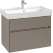 Villeroy & Boch Collaro lavabo pour meuble - 80x47cm - avec trop-plein 1 trou de robinet ceramic+ blanc SW358314
