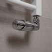Riko luxe jeu de raccordement pour radiateur thermostatique coudé inversé à droite chrome SW159200